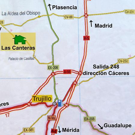 Casa Rural Las Canteras Trujillo Dış mekan fotoğraf